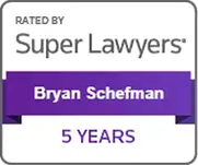 Rated By Super Lawyers Bryan Schefman 5 Years